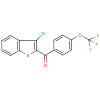 CAS:887268-30-6 | PC2528 | (3-Chlorobenzo[b]thiophen-2-yl)[4-(trifluoromethoxy)phenyl)]methanone