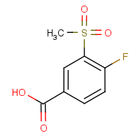 CAS:158608-00-5 | PC2628 | 4-Fluoro-3-(methylsulphonyl)benzoic acid