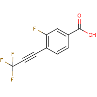 CAS:2407339-57-3 | PC27849 | 3-Fluoro-4-(3,3,3-trifluoro-1-propyn-1-yl)benzoic acid