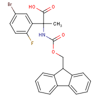 CAS: | PC27852 | 2-(5-Bromo-2-fluorophenyl)-2-({[(9H-fluoren-9-yl)methoxy]carbonyl}amino)propanoic acid