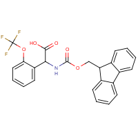 CAS:1692823-37-2 | PC27859 | 2-{[(9H-Fluoren-9-ylmethoxy)carbonyl]amino}-2-[2-(trifluoromethoxy)phenyl]acetic acid