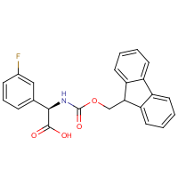 CAS:1260608-92-1 | PC27865 | (2R)-2-({[(9H-Fluoren-9-yl)methoxy]carbonyl}amino)-2-(3-fluorophenyl)acetic acid