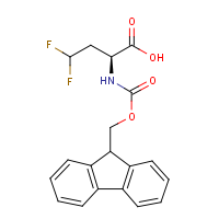 CAS:467442-21-3 | PC27883 | (S)-2-(9H-Fluoren-9-ylmethoxycarbonylamino)-4,4-difluoro-butyric acid