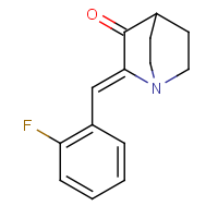CAS: 55111-33-6 | PC27955 | (2Z)-2-[(2-Fluorophenyl)methylidene]-1-azabicyclo[2.2.2]octan-3-one