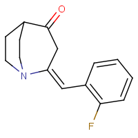 CAS: 477848-24-1 | PC27957 | (2E)-2-[(2-Fluorophenyl)methylidene]-1-azabicyclo[3.2.2]nonan-4-one