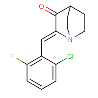 CAS: 477848-49-0 | PC27960 | (2Z)-2-[(2-Chloro-6-fluorophenyl)methylidene]-1-azabicyclo[2.2.2]octan-3-one