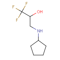 CAS:477858-40-5 | PC27979 | 3-(Cyclopentylamino)-1,1,1-trifluoropropan-2-ol