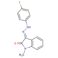 CAS:320422-06-8 | PC27988 | (3E)-3-[2-(4-Fluorophenyl)hydrazin-1-ylidene]-1-methyl-2,3-dihydro-1H-indol-2-one