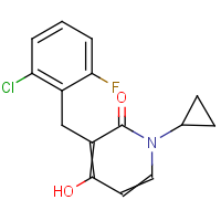 CAS:477860-60-9 | PC27989 | 3-[(2-Chloro-6-fluorophenyl)methyl]-1-cyclopropyl-4-hydroxy-1,2-dihydropyridin-2-one