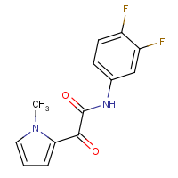 CAS:477872-04-1 | PC28014 | N-(3,4-Difluorophenyl)-2-(1-methyl-1H-pyrrol-2-yl)-2-oxoacetamide