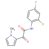 CAS:477872-05-2 | PC28015 | N-(2,4-Difluorophenyl)-2-(1-methyl-1H-pyrrol-2-yl)-2-oxoacetamide