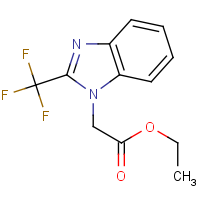CAS:82791-95-5 | PC28017 | Ethyl 2-[2-(trifluoromethyl)-1H-1,3-benzodiazol-1-yl]acetate