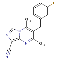 CAS:477890-40-7 | PC28031 | 3-[(3-Fluorophenyl)methyl]-2,4-dimethylimidazo[1,5-a]pyrimidine-8-carbonitrile
