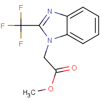 CAS:139591-08-5 | PC28032 | Methyl 2-[2-(trifluoromethyl)-1H-1,3-benzodiazol-1-yl]acetate