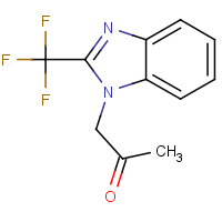 CAS: 321980-88-5 | PC28033 | 1-[2-(Trifluoromethyl)-1H-1,3-benzodiazol-1-yl]propan-2-one