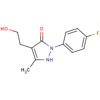 CAS:861210-34-6 | PC28038 | 2-(4-Fluorophenyl)-4-(2-hydroxyethyl)-5-methyl-2,3-dihydro-1H-pyrazol-3-one