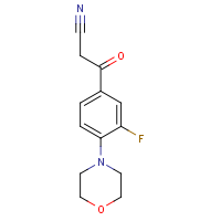 CAS:861211-70-3 | PC28039 | 3-[3-Fluoro-4-(morpholin-4-yl)phenyl]-3-oxopropanenitrile
