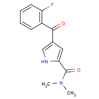 CAS:338404-14-1 | PC28040 | 4-(2-Fluorobenzoyl)-N,N-dimethyl-1H-pyrrole-2-carboxamide
