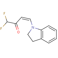 CAS:478040-92-5 | PC28051 | (3Z)-4-(2,3-Dihydro-1H-indol-1-yl)-1,1-difluorobut-3-en-2-one