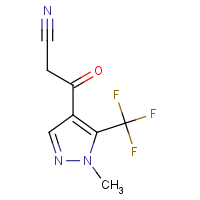 CAS: 956779-03-6 | PC28055 | 3-[1-Methyl-5-(trifluoromethyl)-1H-pyrazol-4-yl]-3-oxopropanenitrile