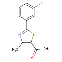 CAS: 879626-93-4 | PC28058 | 1-[2-(3-Fluorophenyl)-4-methyl-1,3-thiazol-5-yl]ethan-1-one
