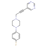 CAS:865658-83-9 | PC28060 | 5-{3-[4-(4-Fluorophenyl)piperazin-1-yl]prop-1-yn-1-yl}pyrimidine