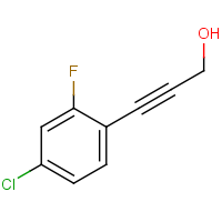 CAS:865659-21-8 | PC28062 | 3-(4-Chloro-2-fluorophenyl)prop-2-yn-1-ol