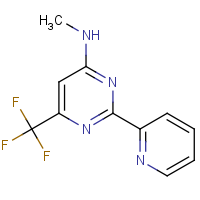 CAS: 338418-10-3 | PC28064 | N-Methyl-2-(pyridin-2-yl)-6-(trifluoromethyl)pyrimidin-4-amine