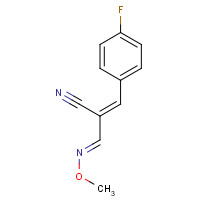 CAS: 339278-28-3 | PC28068 | (2Z)-3-(4-Fluorophenyl)-2-[(1E)-(methoxyimino)methyl]prop-2-enenitrile