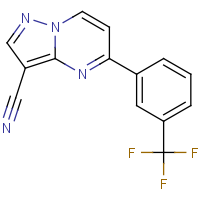 CAS:866019-49-0 | PC28079 | 5-[3-(Trifluoromethyl)phenyl]pyrazolo[1,5-a]pyrimidine-3-carbonitrile