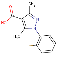 CAS: 956930-31-7 | PC28082 | 1-(2-Fluorophenyl)-3,5-dimethyl-1H-pyrazole-4-carboxylic acid