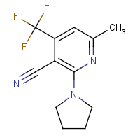 CAS: 478049-77-3 | PC28096 | 6-Methyl-2-(pyrrolidin-1-yl)-4-(trifluoromethyl)pyridine-3-carbonitrile