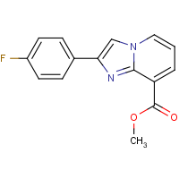 CAS:866041-17-0 | PC28108 | Methyl 2-(4-fluorophenyl)imidazo[1,2-a]pyridine-8-carboxylate