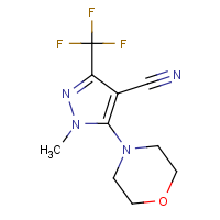 CAS:318517-82-7 | PC28110 | 1-Methyl-5-(morpholin-4-yl)-3-(trifluoromethyl)-1H-pyrazole-4-carbonitrile