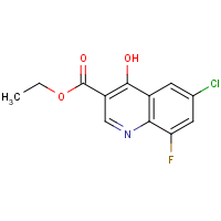 CAS:338795-16-7 | PC28115 | Ethyl 6-chloro-8-fluoro-4-hydroxyquinoline-3-carboxylate