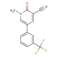 CAS: 338964-42-4 | PC28117 | 1-Methyl-2-oxo-5-[3-(trifluoromethyl)phenyl]-1,2-dihydropyridine-3-carbonitrile