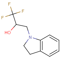 CAS:672952-06-6 | PC28123 | 3-(2,3-Dihydro-1H-indol-1-yl)-1,1,1-trifluoropropan-2-ol