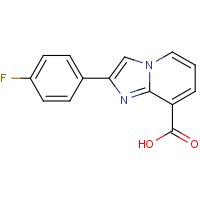 CAS:133427-95-9 | PC28133 | 2-(4-Fluorophenyl)imidazo[1,2-a]pyridine-8-carboxylic acid