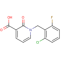 CAS: 339008-79-6 | PC28136 | 1-[(2-Chloro-6-fluorophenyl)methyl]-2-oxo-1,2-dihydropyridine-3-carboxylic acid