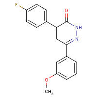 CAS: 344282-41-3 | PC28141 | 4-(4-Fluorophenyl)-6-(3-methoxyphenyl)-2,3,4,5-tetrahydropyridazin-3-one