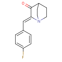 CAS: 209863-77-4 | PC28142 | (2Z)-2-[(4-Fluorophenyl)methylidene]-1-azabicyclo[2.2.2]octan-3-one