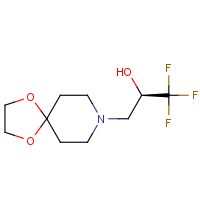 CAS:477762-19-9 | PC28149 | (2R)-3-{1,4-Dioxa-8-azaspiro[4.5]decan-8-yl}-1,1,1-trifluoropropan-2-ol