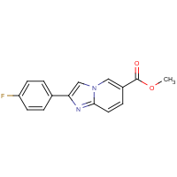 CAS: 866133-01-9 | PC28154 | Methyl 2-(4-fluorophenyl)imidazo[1,2-a]pyridine-6-carboxylate