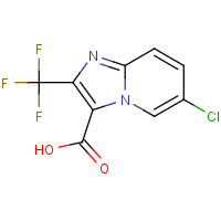 CAS:874830-60-1 | PC28182 | 6-Chloro-2-(trifluoromethyl)imidazo[1,2-a]pyridine-3-carboxylic acid