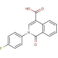 CAS:339106-83-1 | PC28185 | 2-(4-Fluorophenyl)-1-oxo-1,2-dihydroisoquinoline-4-carboxylic acid