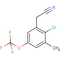 CAS: 914637-21-1 | PC2820 | 2-Chloro-3-methyl-5-(trifluoromethoxy)phenylacetonitrile
