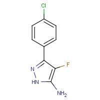 CAS: 1246384-94-0 | PC28204 | 3-(4-Chlorophenyl)-4-fluoro-1H-pyrazol-5-amine