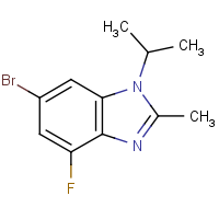 CAS:1231930-33-8 | PC28238 | 6-Bromo-4-fluoro-1-isopropyl-2-methyl-benzimidazole