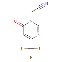 CAS: 1823188-13-1 | PC28266 | 2-(6-Oxo-4-(trifluoromethyl)pyrimidin-1(6H)-yl)acetonitrile