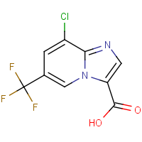 CAS:1823188-42-6 | PC28270 | 8-Chloro-6-(trifluoromethyl)imidazo[1,2-a]pyridine-3-carboxylic acid